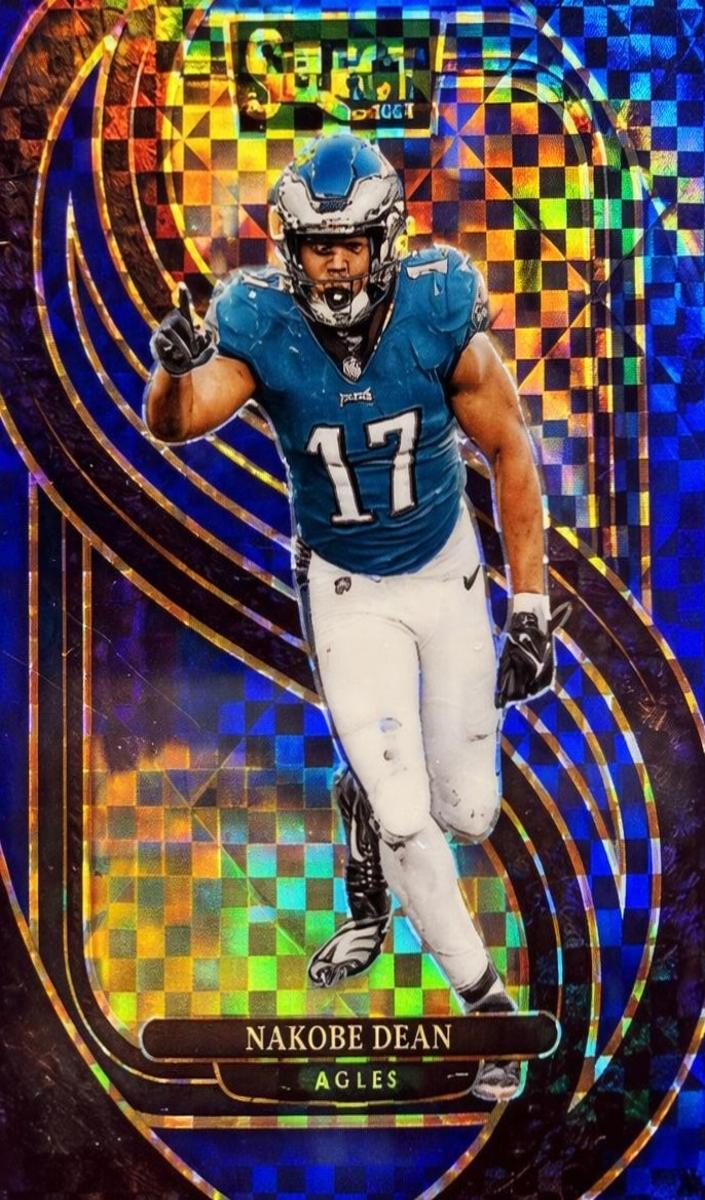 2024 Panini Select Football Blue Nakobe Dean #185