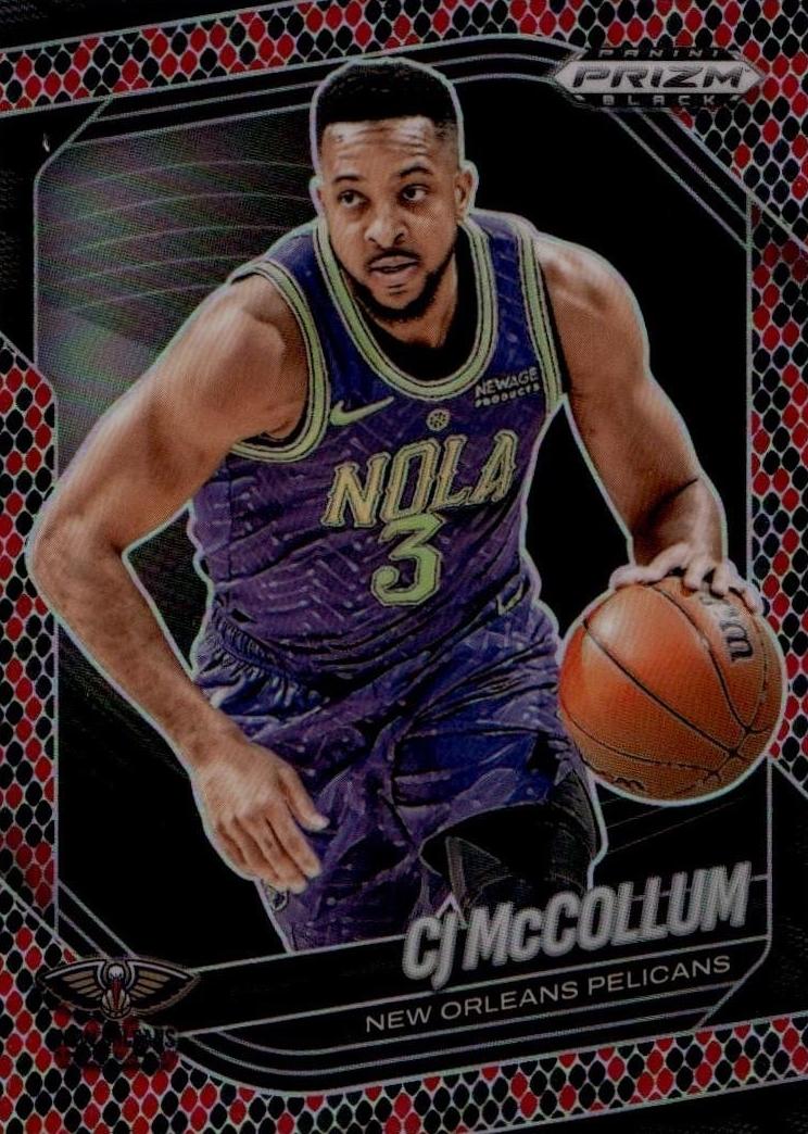 2024 Panini Prizm Black Basketball Snakeskin CJ McCollum #148