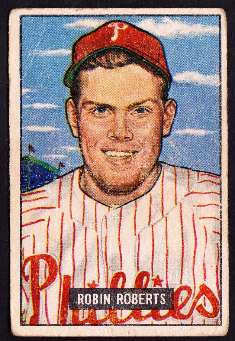 1951 Bowman Baseball Robin Roberts #3