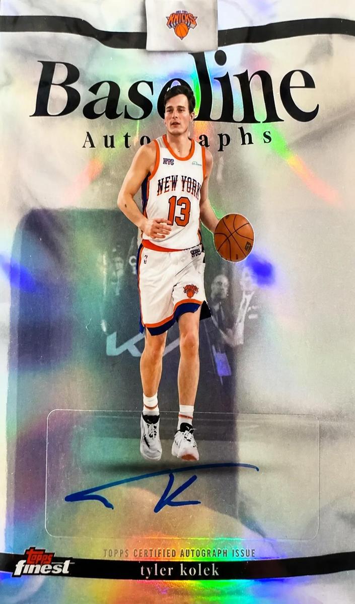 2025 Topps Finest Basketball Refractor Tyler Kolek #BA-TK