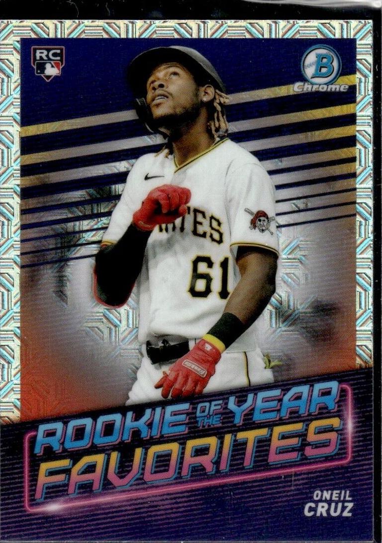 2022 Bowman Baseball Oneil Cruz #ROYF-5 SGC 9