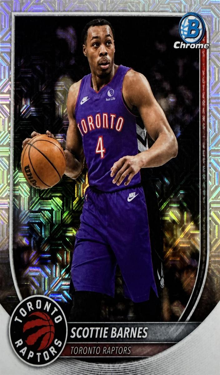 2025 Bowman Mega Box Basketball Mojo Refractor Scottie Barnes #BCV-68