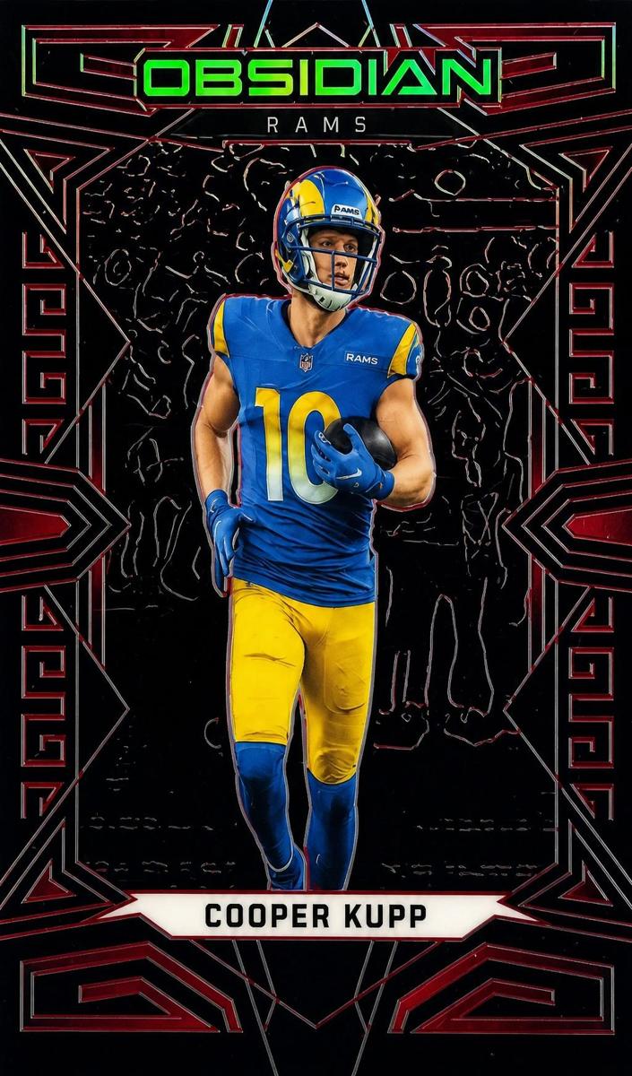 2023 Panini Obsidian Football Electric Etch Red Cooper Kupp #57
