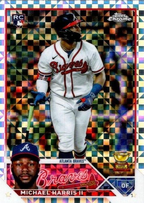2023 Topps Chrome Baseball X-Fractor Michael Harris II #79 PSA 10