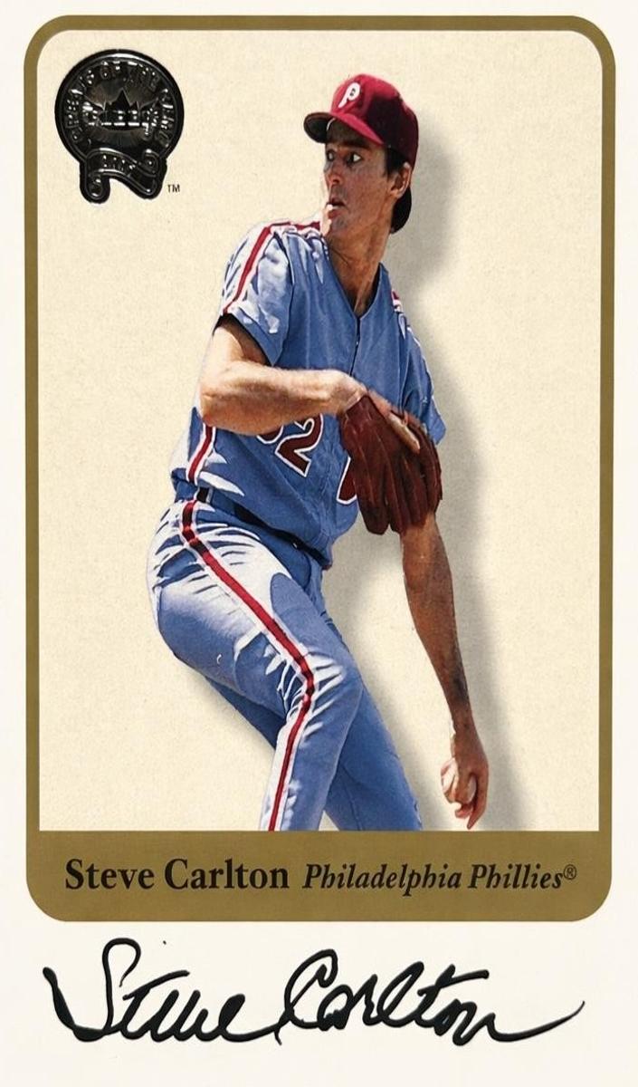 2001 Fleer Greats of the Game Baseball Steve Carlton #NNO
