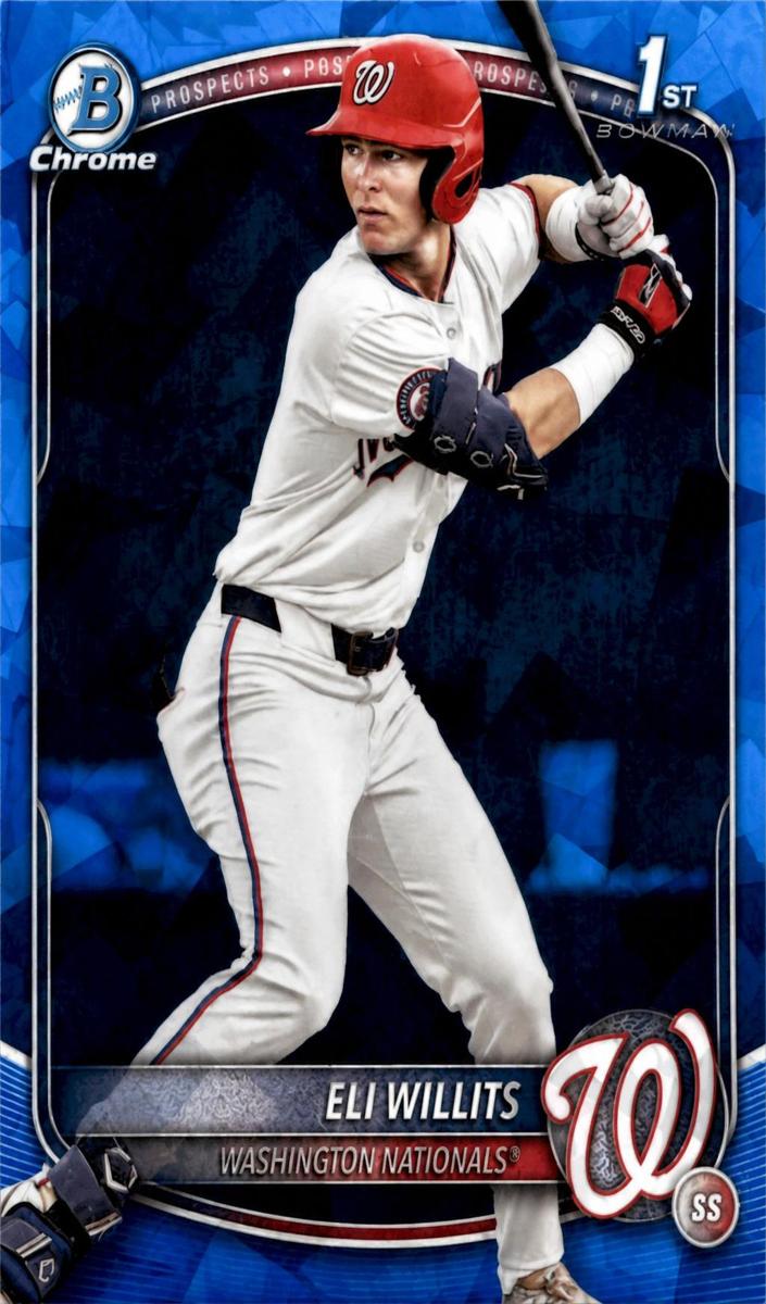 2025 Bowman Draft Sapphire Baseball Eli Willits #BDC-1