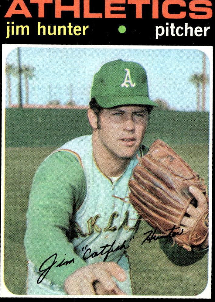 1971 Topps Baseball Jim Hunter #45