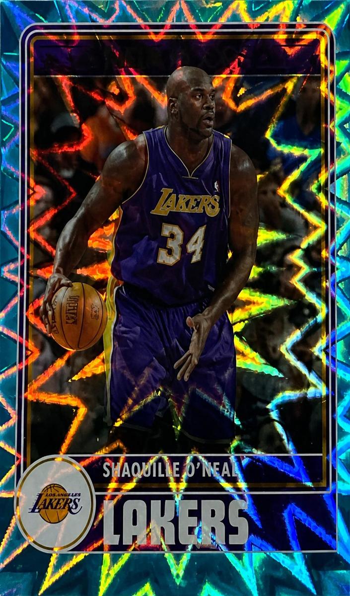 2023 Panini Hoops Basketball Teal Explosion Shaquille O'Neal #289 PSA 9