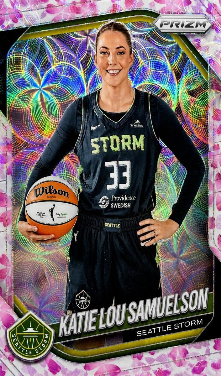 2025 Panini Prizm WNBA Basketball Cherry Blossom FOTL Katie Lou Samuelson #82