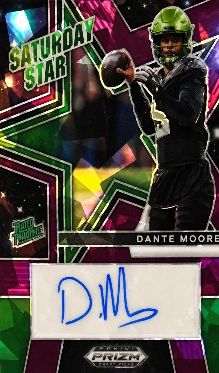 2025 Panini Prizm Draft Picks Football Purple Ice Dante Moore #SSS-DMO