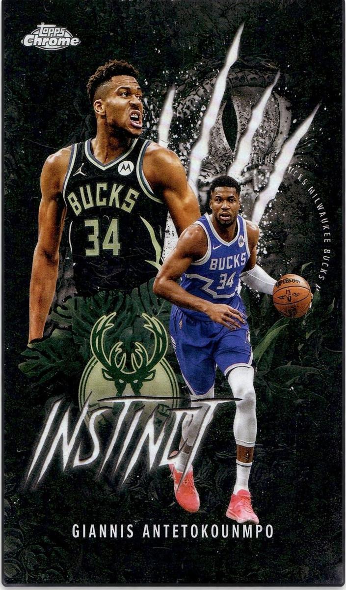 2025 Topps Chrome Basketball Refractor Giannis Antetokounmpo #INS-4