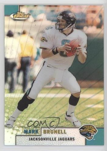 1999 Topps Finest Football Refractor Mark Brunell #71