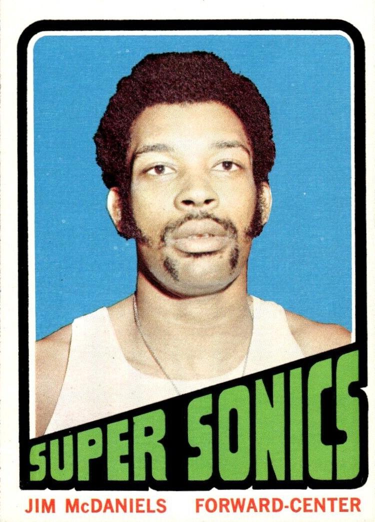 1972 Topps Basketball Jim McDaniels #137