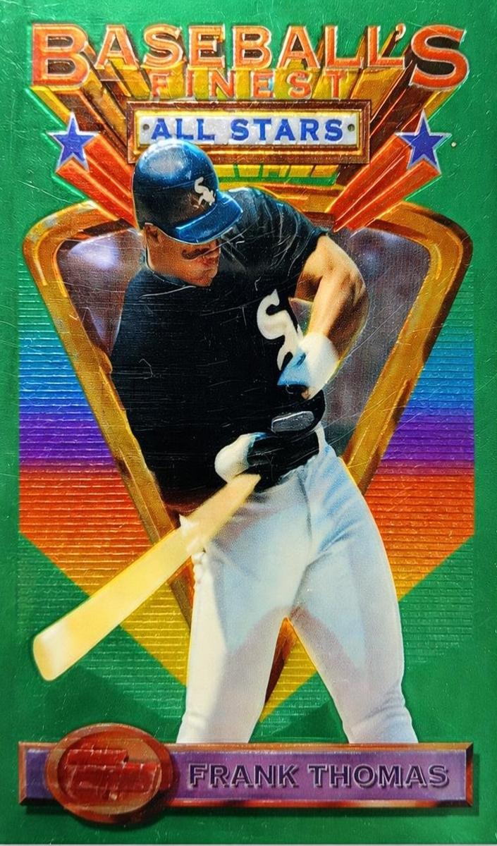 1993 Topps Finest Baseball All-Star Frank Thomas #102