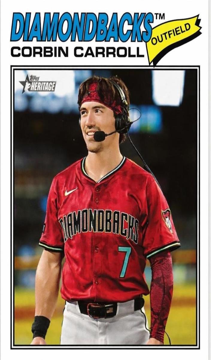 2026 Topps Heritage Baseball Corbin Carroll #383