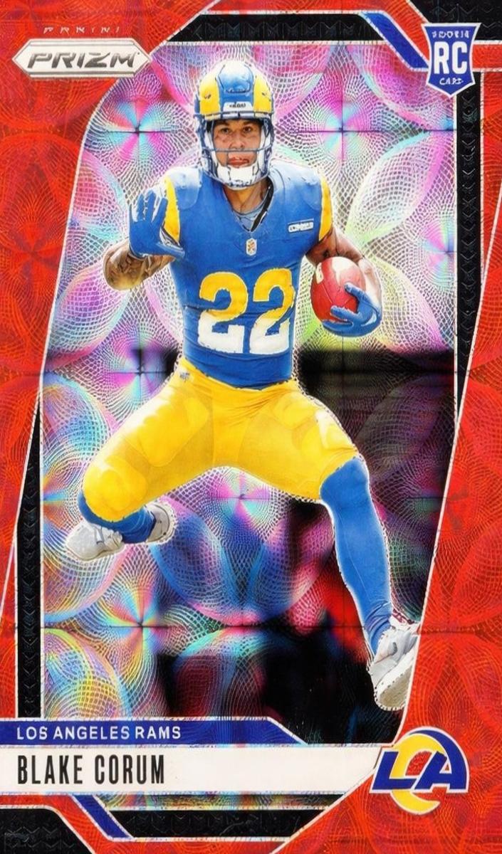 2024 Panini Prizm Football Choice Red Blake Corum #308 PSA 10