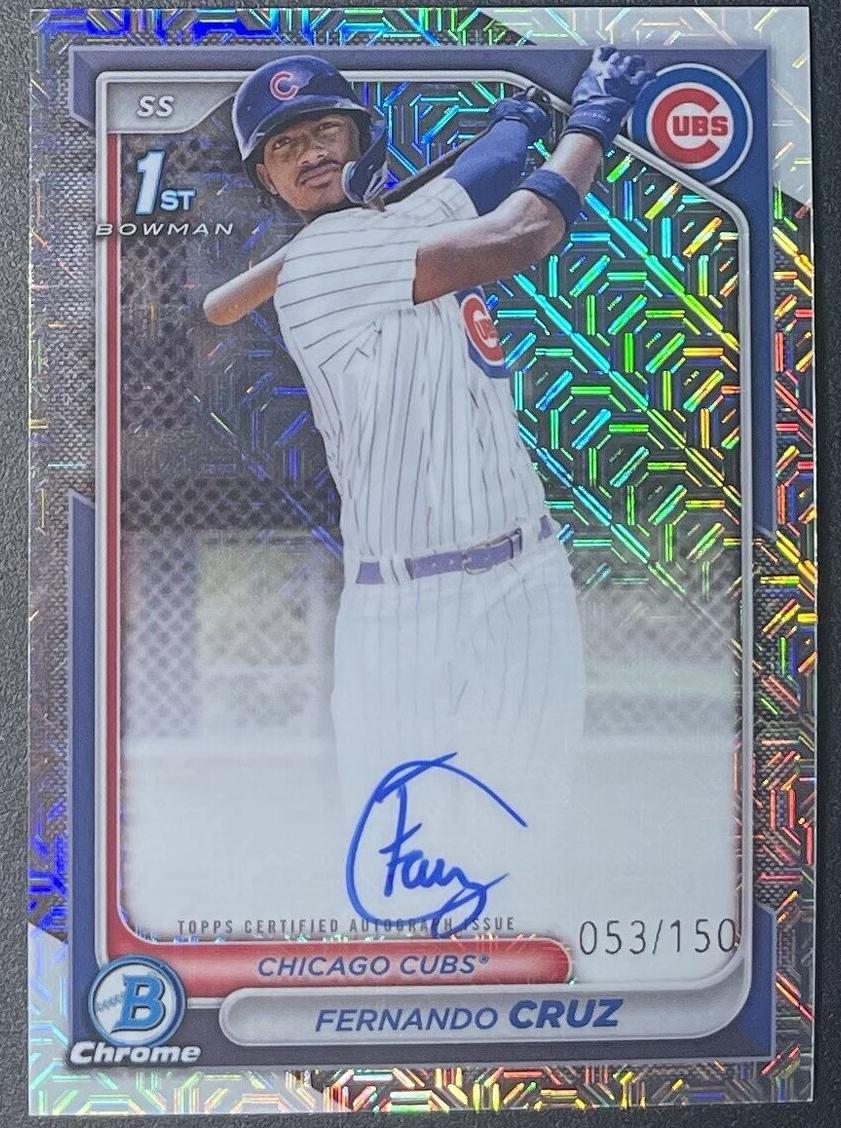 2024 Bowman Chrome Baseball Fernando Cruz #CPA-FC