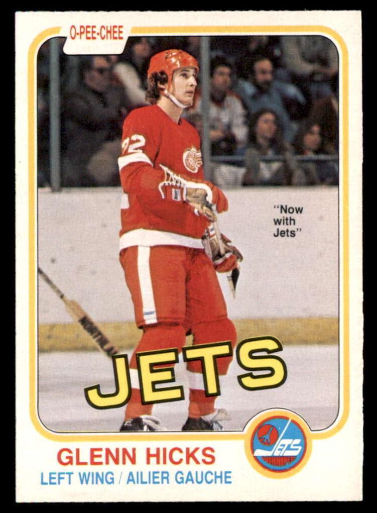 1981 O-Pee-Chee Hockey Glen Hicks #98 PSA 9