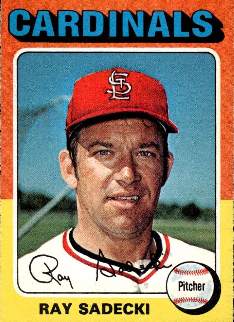 1975 O-Pee-Chee Baseball Ray Sadecki #349
