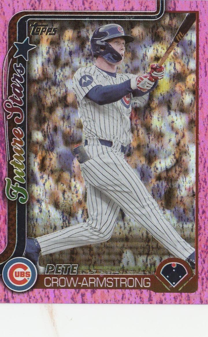 2025 Topps Baseball Pink Diamante Foil Pete Crow-Armstrong #290
