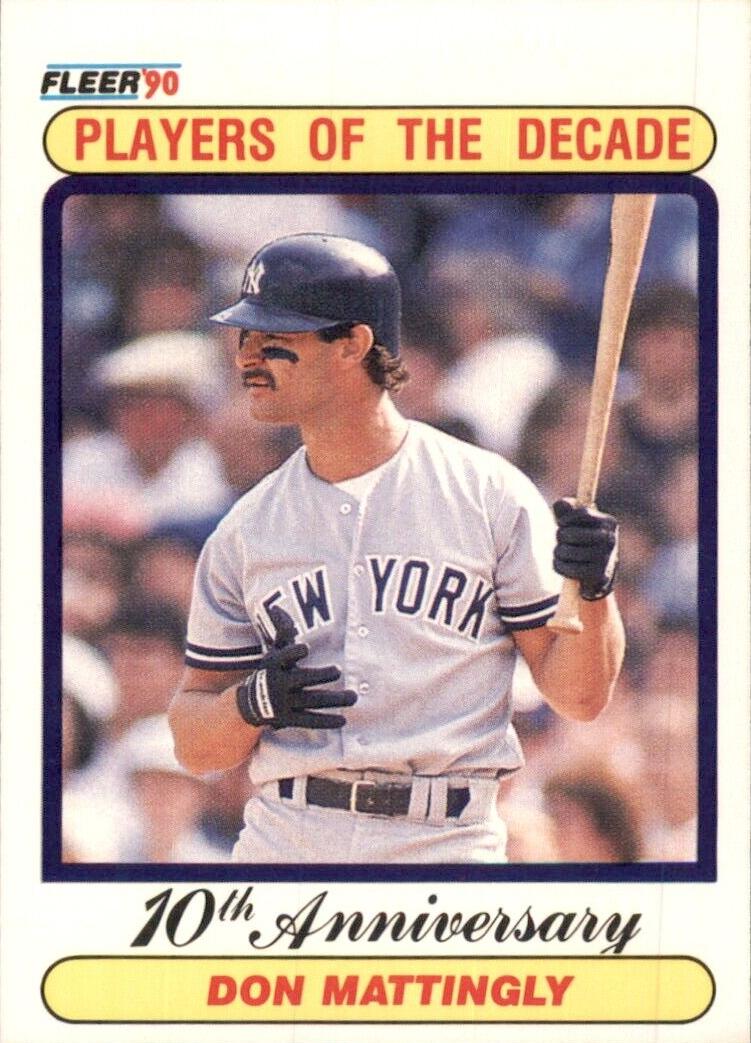 1990 Fleer Baseball Don Mattingly #626 PSA 9