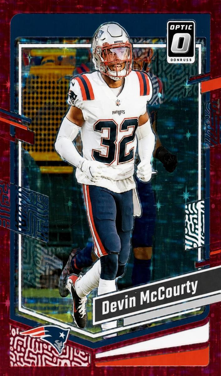 2023 Donruss Optic Football Red Stars Devin McCourty #129