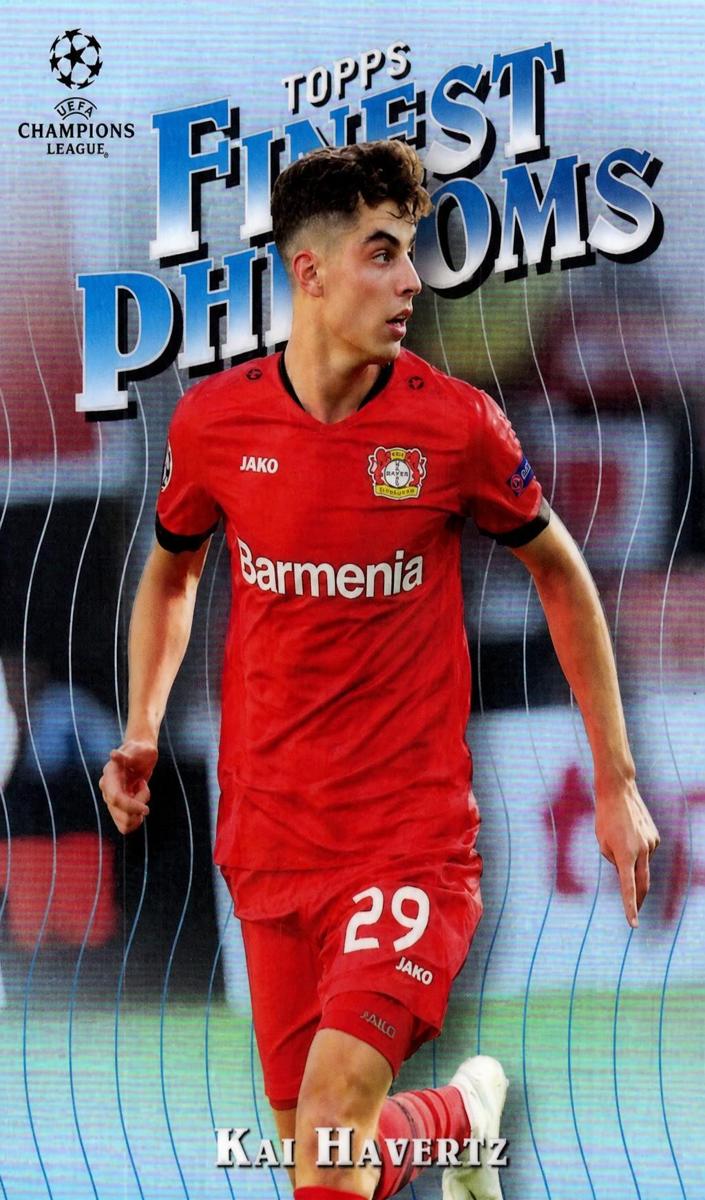 2019 Topps Finest UEFA Champions League Soccer Kai Havertz #KH