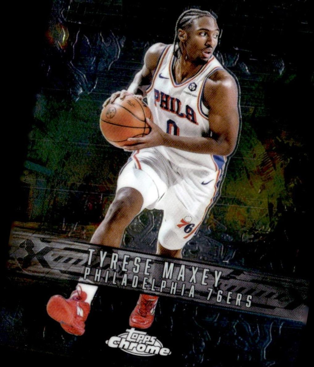 2025 Topps Chrome Basketball Tyrese Maxey #BD-10