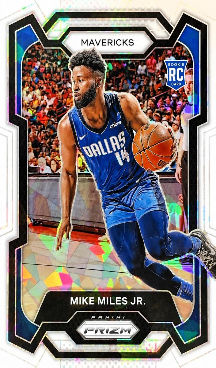 2023 Panini Prizm Basketball White Ice Mike Miles Jr. #295