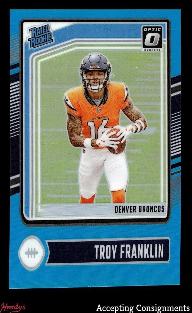 2024 Donruss Optic Football Aqua Troy Franklin #294