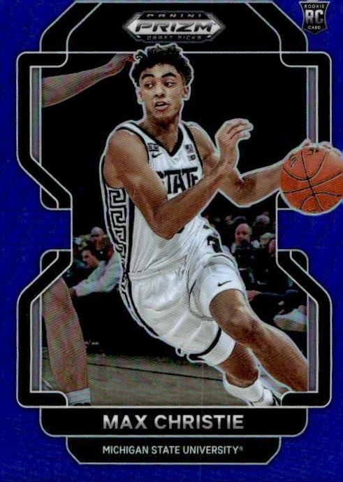 2022 Panini Prizm Draft Picks Basketball Blue Max Christie #90