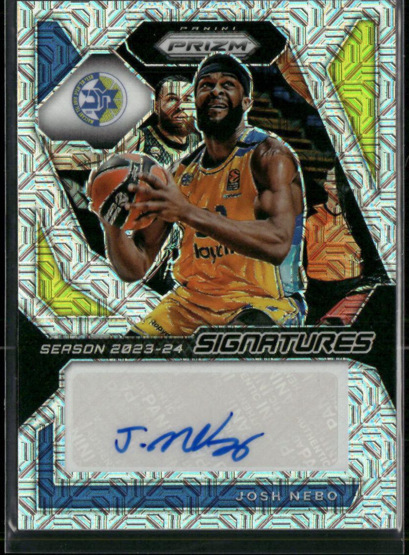 2023 Panini Prizm Turkish Airlines EuroLeague Basketball Mojo Josh Nebo #SI-NBO