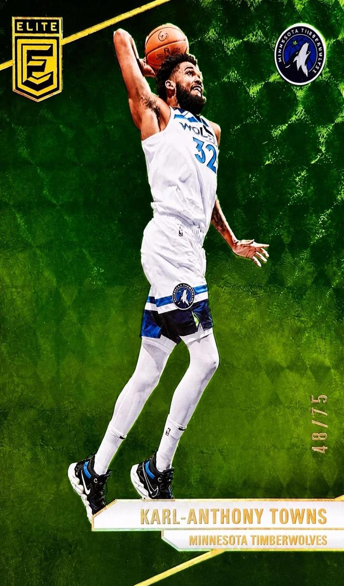 2023 Donruss Elite Basketball Neon Green Karl-Anthony Towns #47