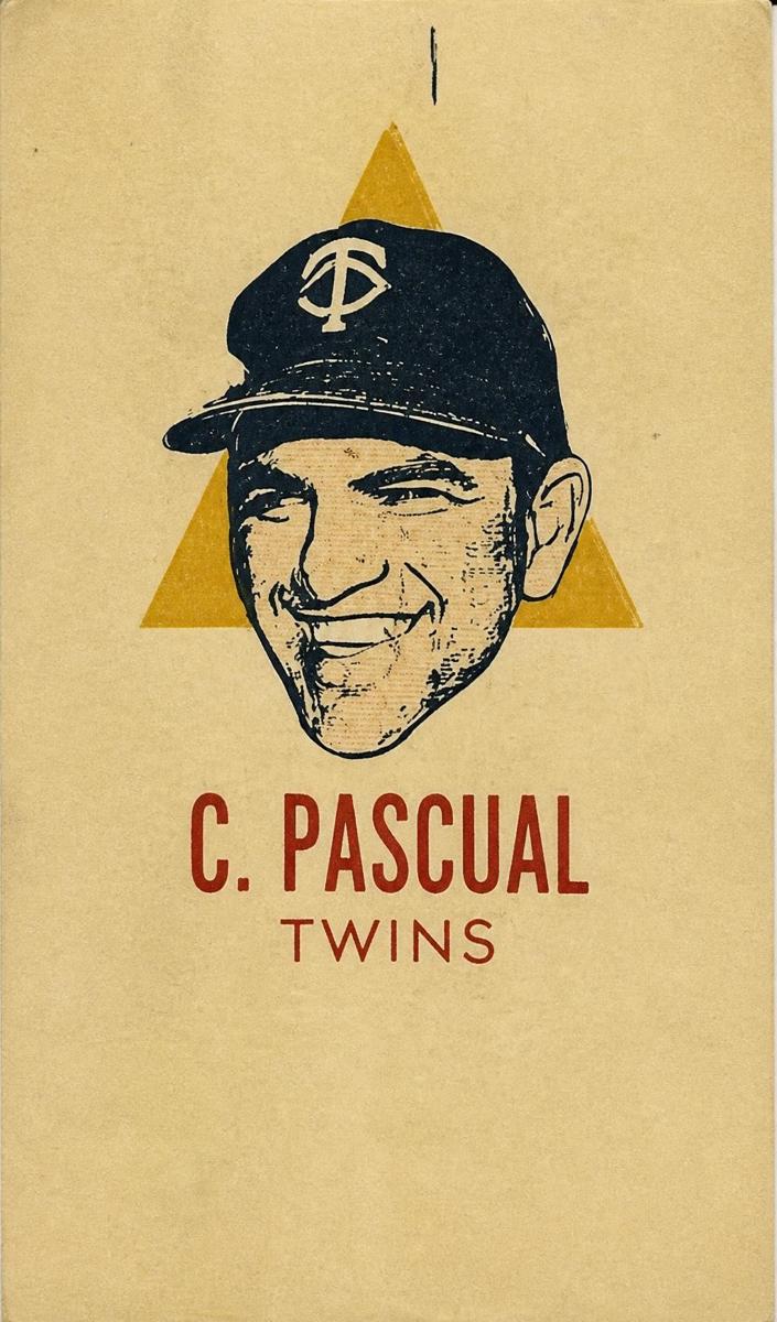 1964 Topps Photo Tattoos Baseball Camilo Pascual #NNO