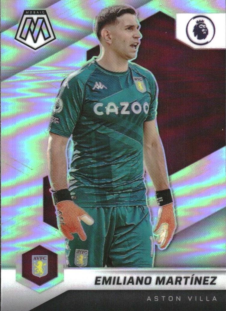 2021 Panini Mosaic Premier League Soccer Silver Emiliano Martinez #125