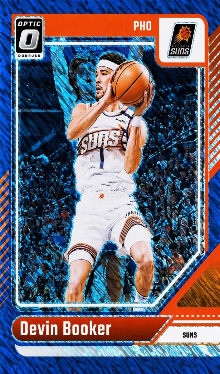2024 Donruss Optic Basketball Blue Shimmer Devin Booker #11
