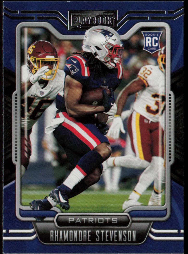 2021 Panini Playbook Football Rhamondre Stevenson #133