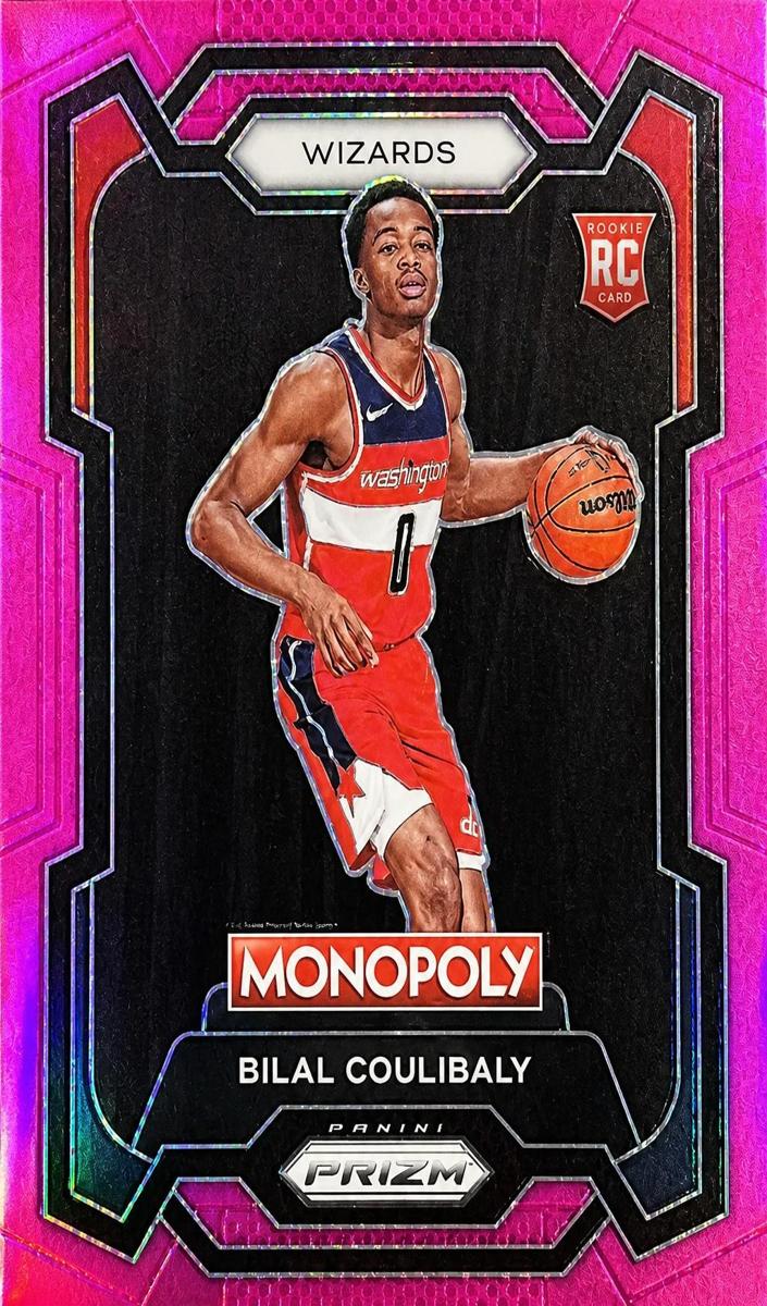 2023 Panini Prizm Monopoly Basketball Pink Bilal Coulibaly #90