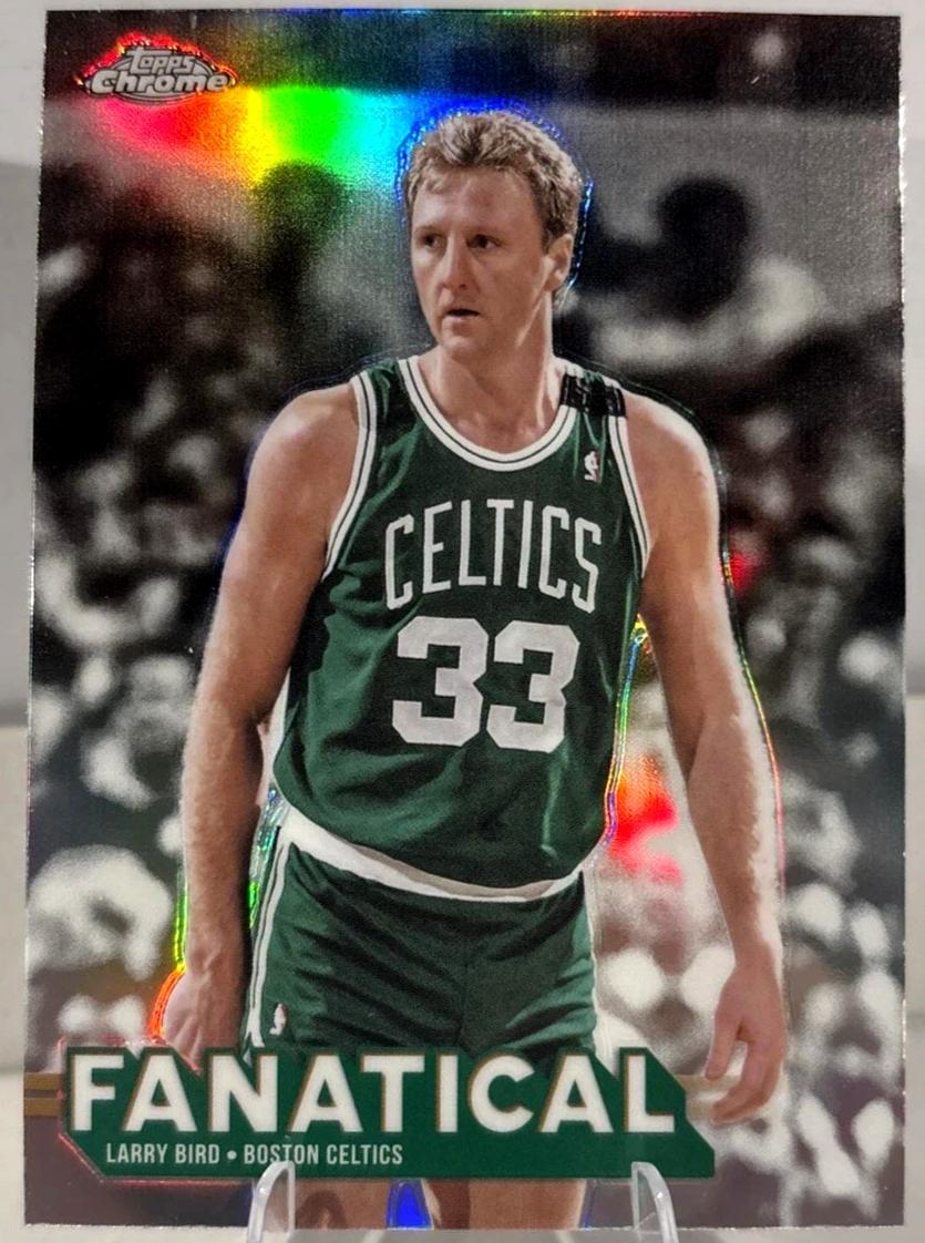 2025 Topps Chrome Basketball Larry Bird #FAN-17
