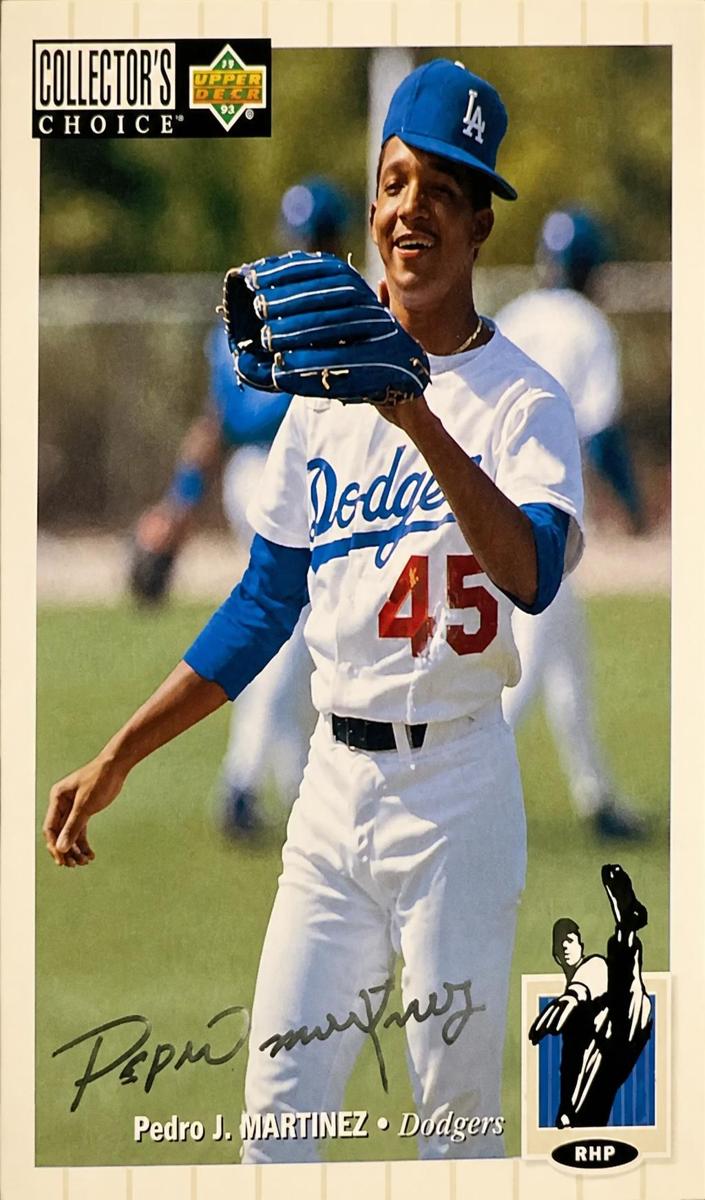 1994 Upper Deck Collector's Choice Baseball Silver Signature Pedro Martinez #189