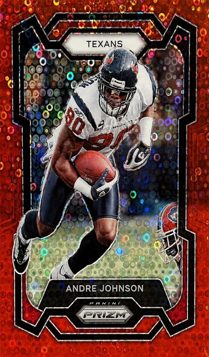 2023 Panini Prizm Football Red Andre Johnson #121 PSA 10