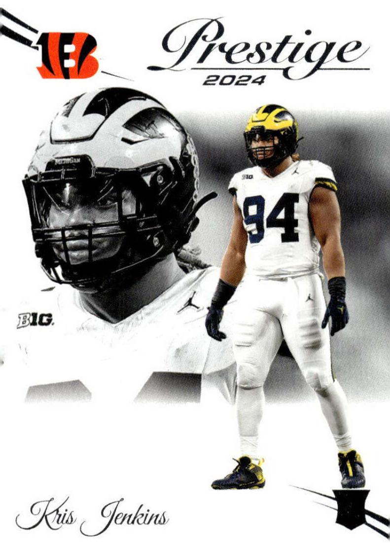2024 Panini Prestige Football Kris Jenkins #342