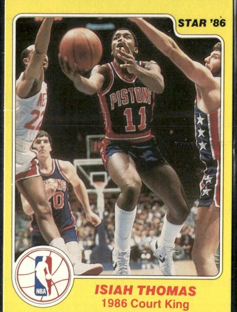 1986 Star Basketball Isiah Thomas #28 BGS 8