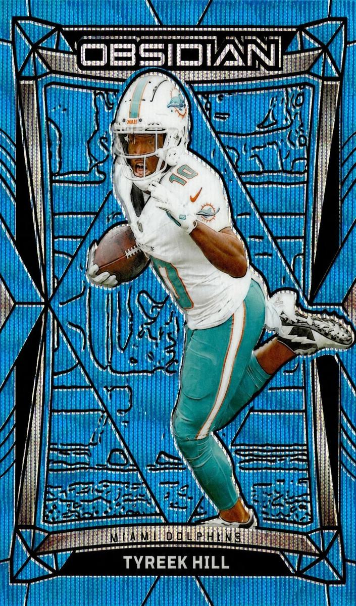 2024 Panini Obsidian Football International Blue Wave Tyreek Hill #121