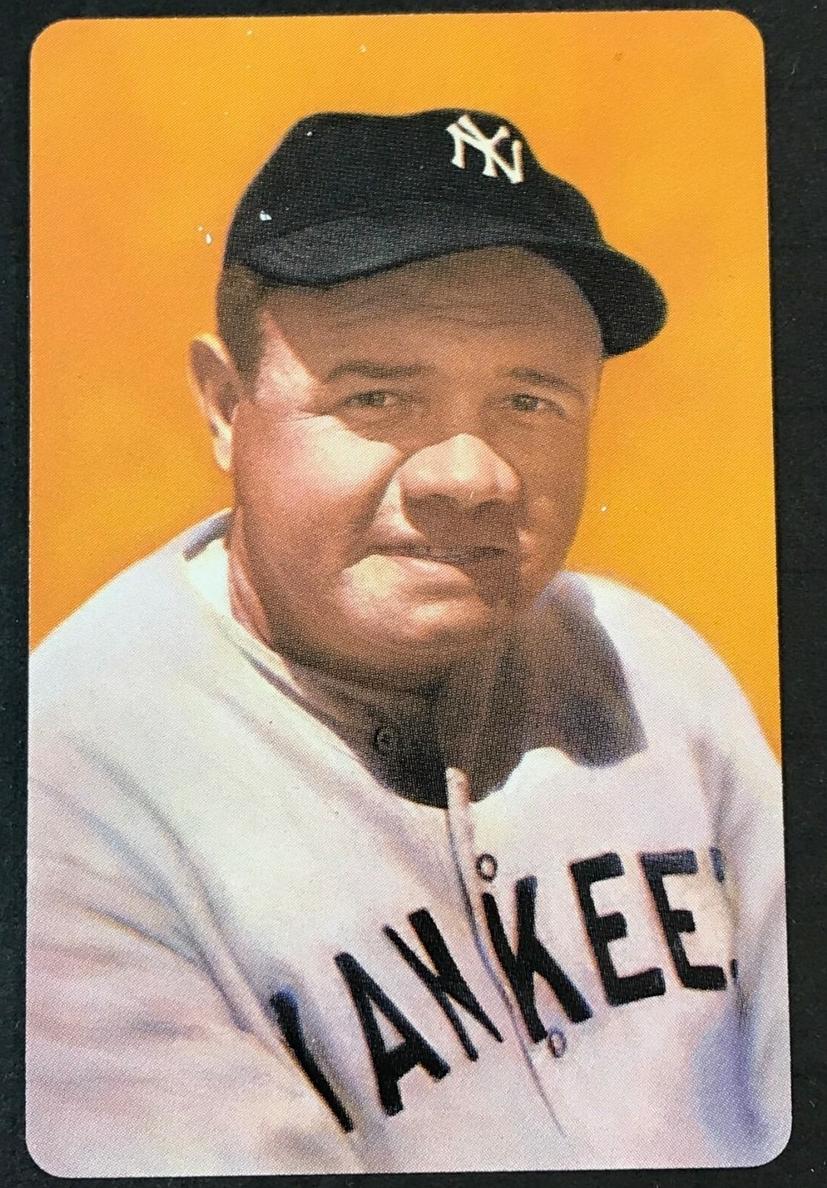 1973 US Playing Cards Babe Ruth Baseball 8 of Clubs Babe Ruth #NNO