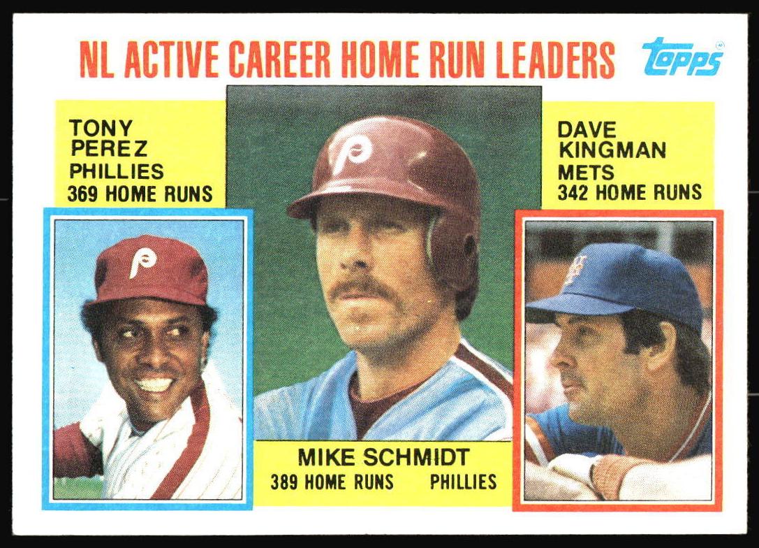1984 Topps Baseball Mike Schmidt #703 PSA 8
