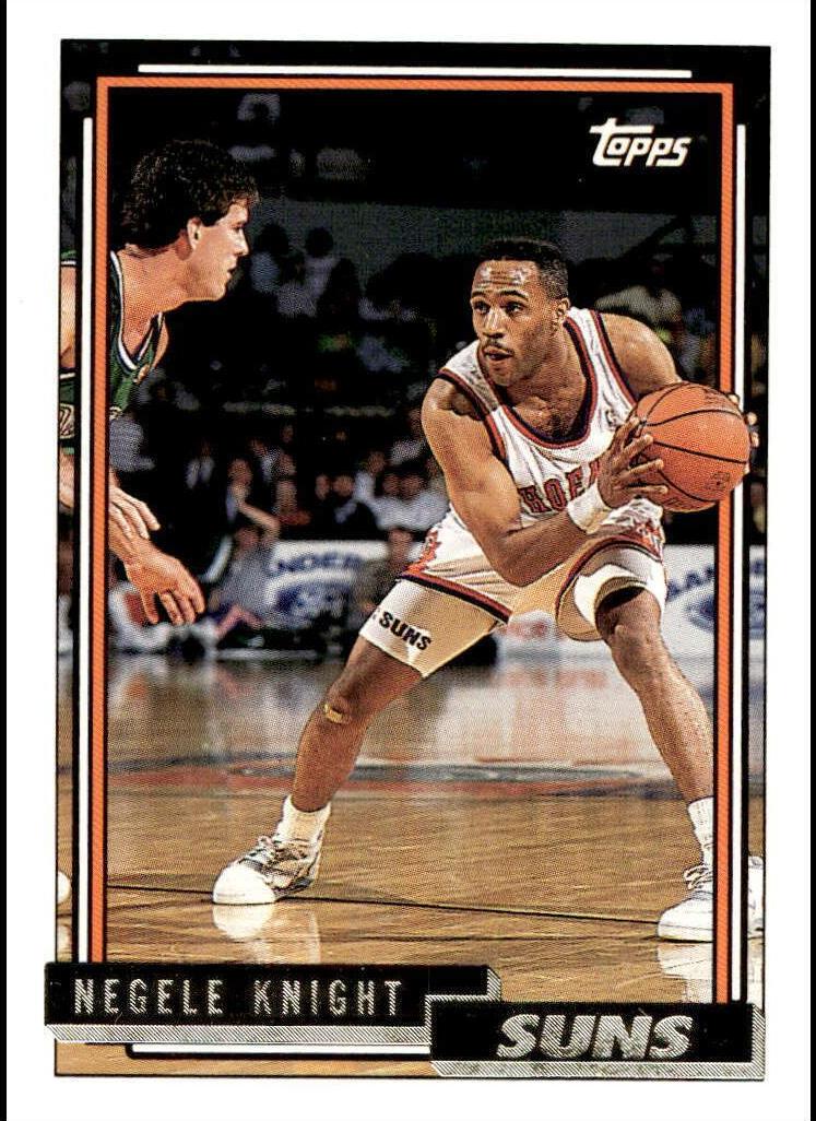 1992 Topps Basketball Negele Knight #84 PSA 9