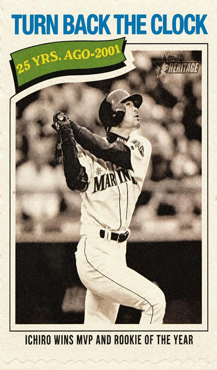 2026 Topps Heritage Baseball Deckle Edge Ichiro #337