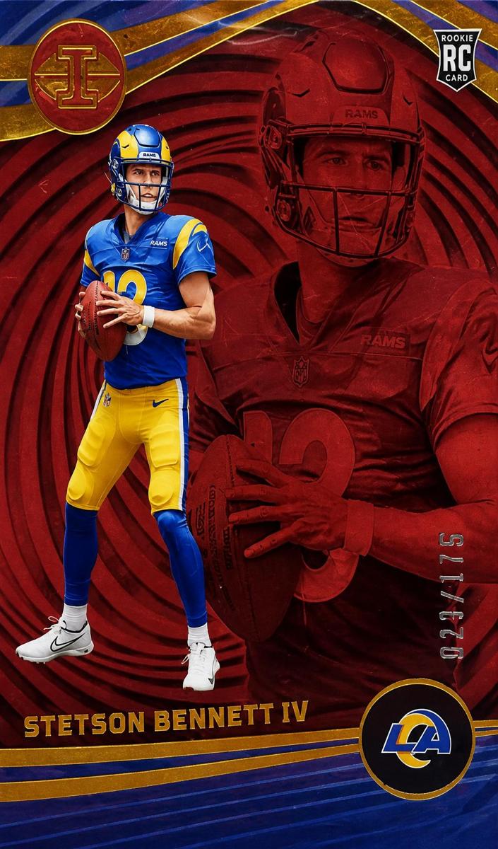 2023 Panini Illusions Football Trophy Collection Red Stetson Bennett IV #66