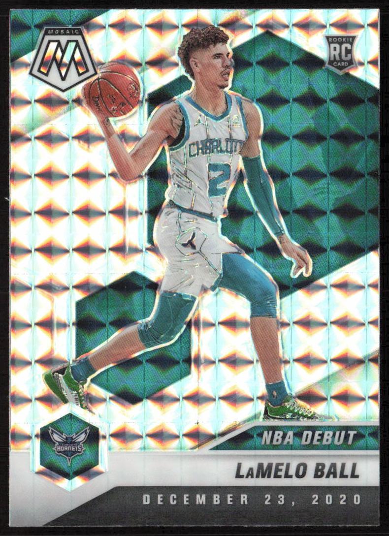 2020 Panini Mosaic Basketball Silver LaMelo Ball #262 PSA 9